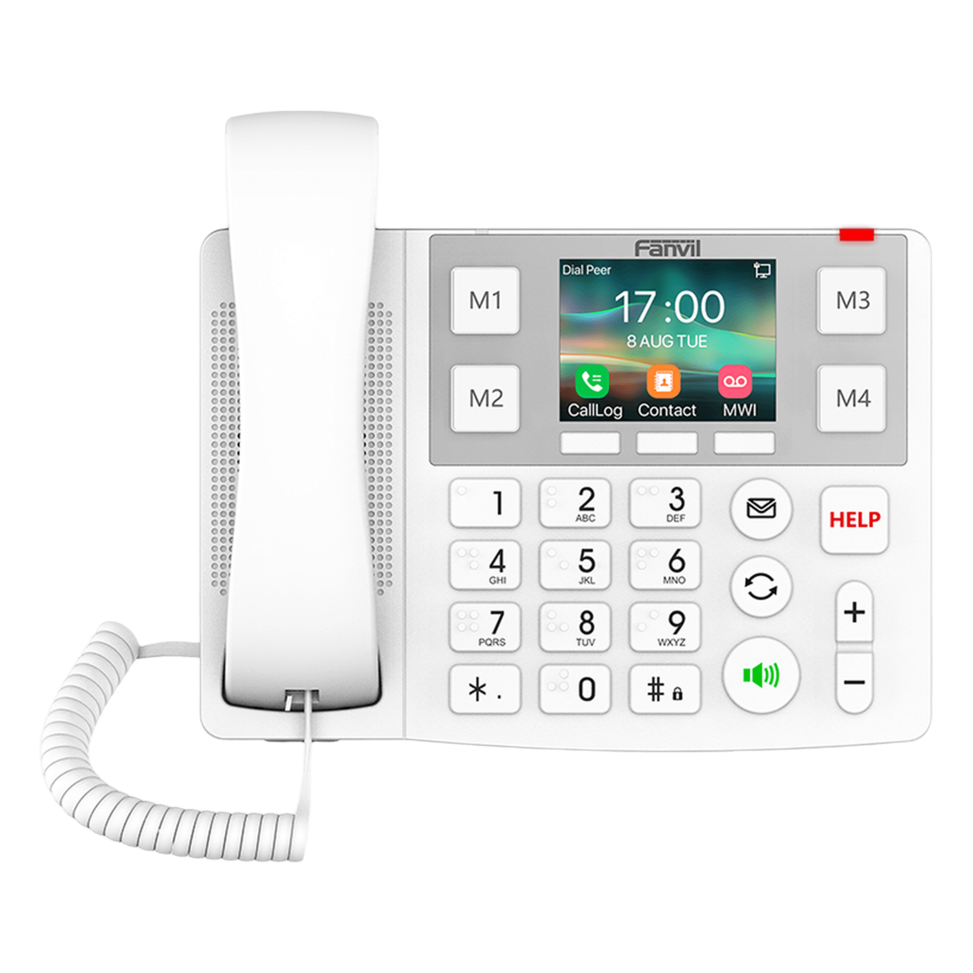 Teléfono IP Wi-Fi Botones Braille Grandes diseñado para hospitales, Asilos, Bluetooth Integrado — FANVIL · SKU X305
