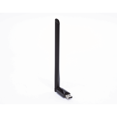 Adaptador USB inalámbrico doble banda AC 600 Mbps, antena de alta ganancia.