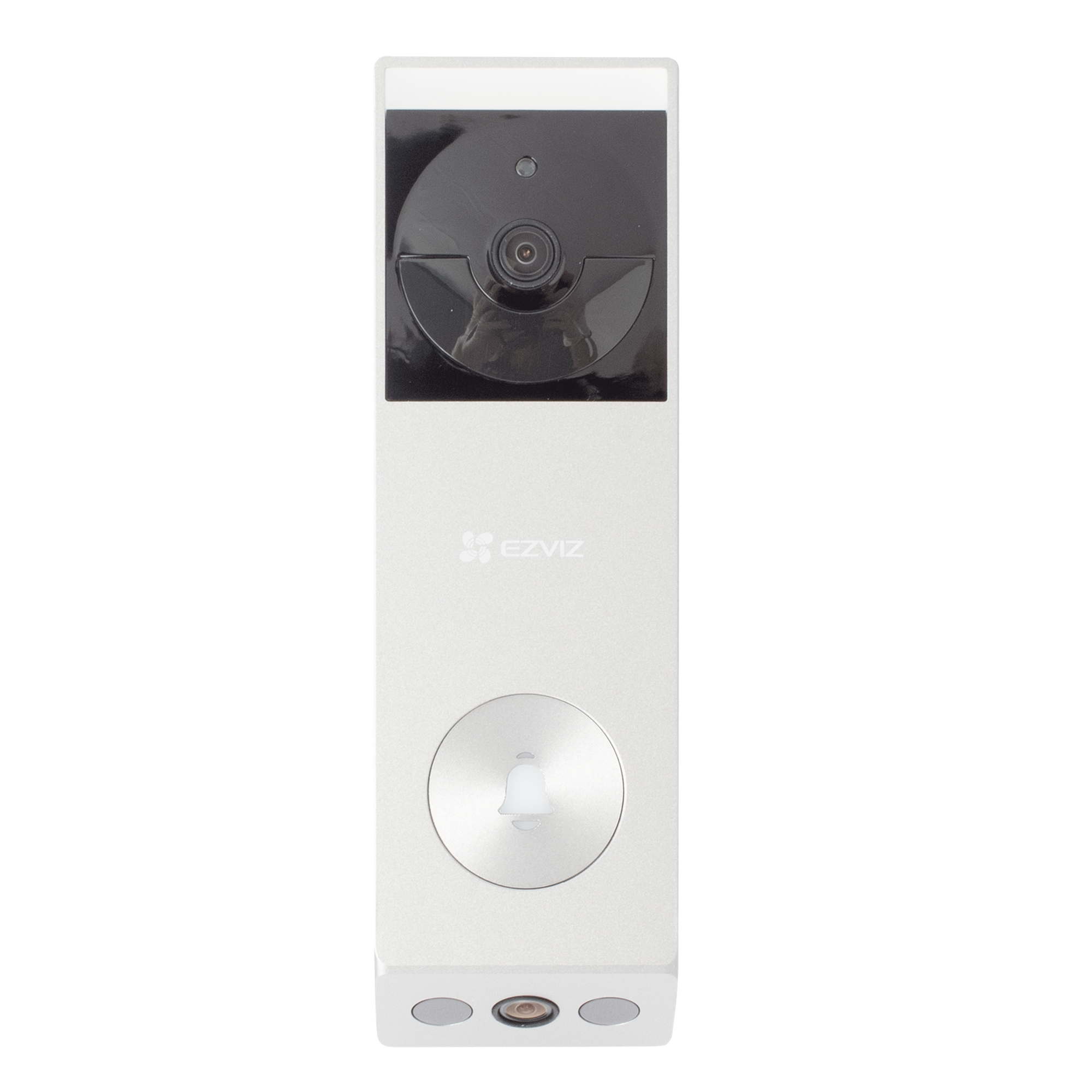 Doorbell de Batería Recargable con Transformador de 5Vcc o Panel Solar (Incluye Panel) / 3 megapíxel / Doble Lente / Protección IP65 / Audio de Dos Vías