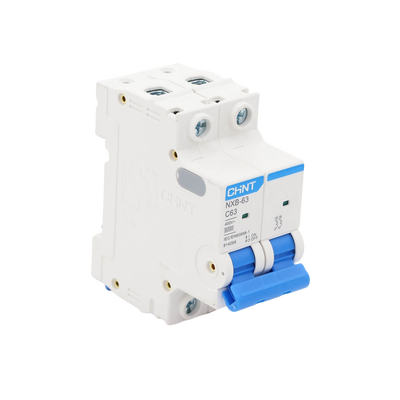 Pastilla para Riel Din, 2 Polo, 63 Amp, Vca:110/415v, 6kA, Catálogo: NXB632PC63.
