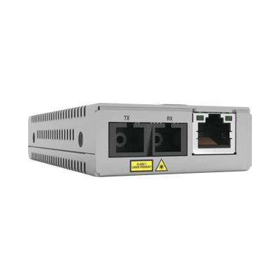 Convertidor de medios Gigabit, conector SC Distancia (20KM) Monomodo Versión TAA