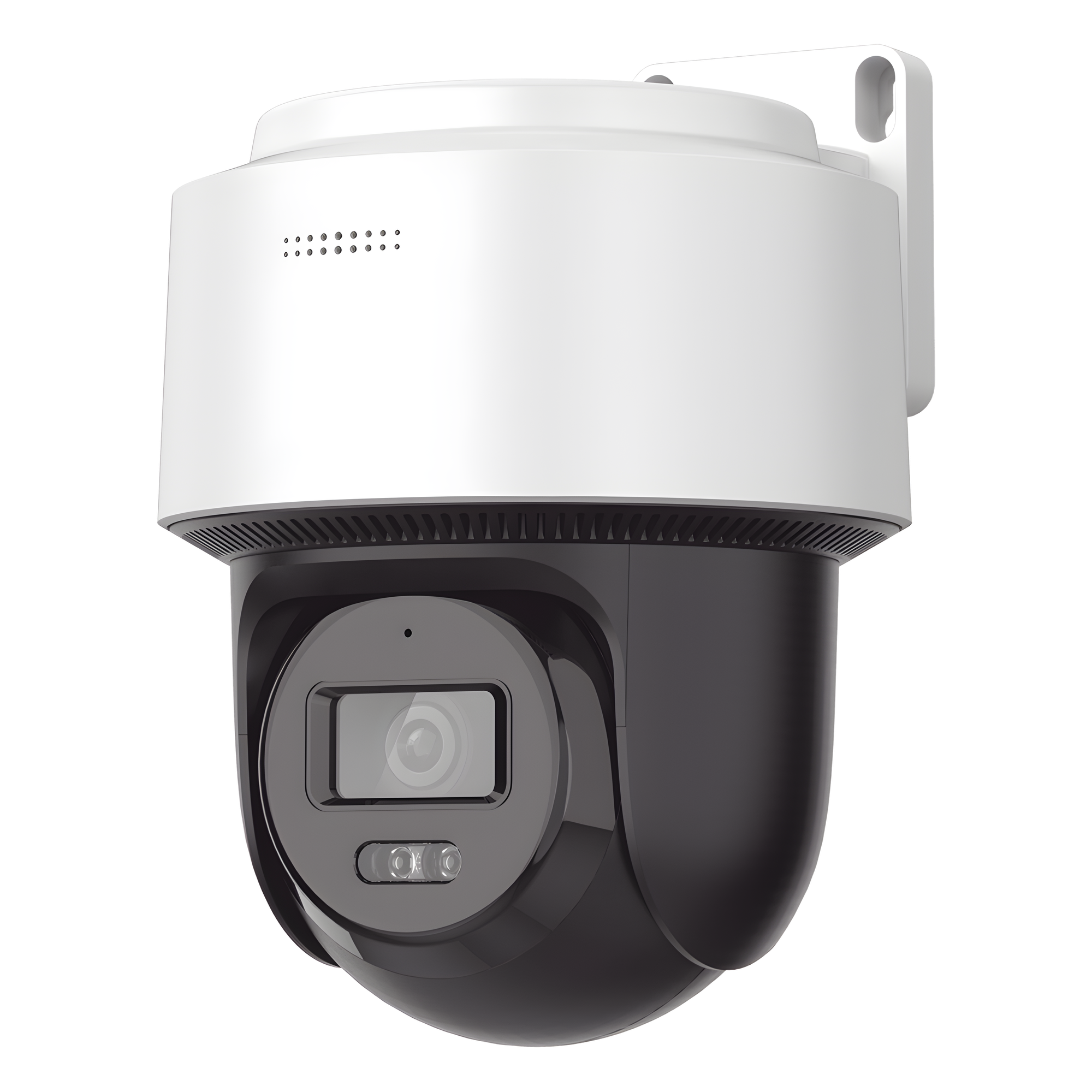 [SIN MARCA O LOGO][FlexVu] Domo PT IP 4 Megapixel / Lente 4 mm / Dual Light (30 mts IR + 30 mts Luz Blanca) / Autoseguimiento en Humanos / PoE / IP66 / Micrófono y Bocina Integrado / Micro SD / Incluye Montaje de Pared o Techo / — HIKVISION · SKU DS-2DE2C400MWG-E/NEU