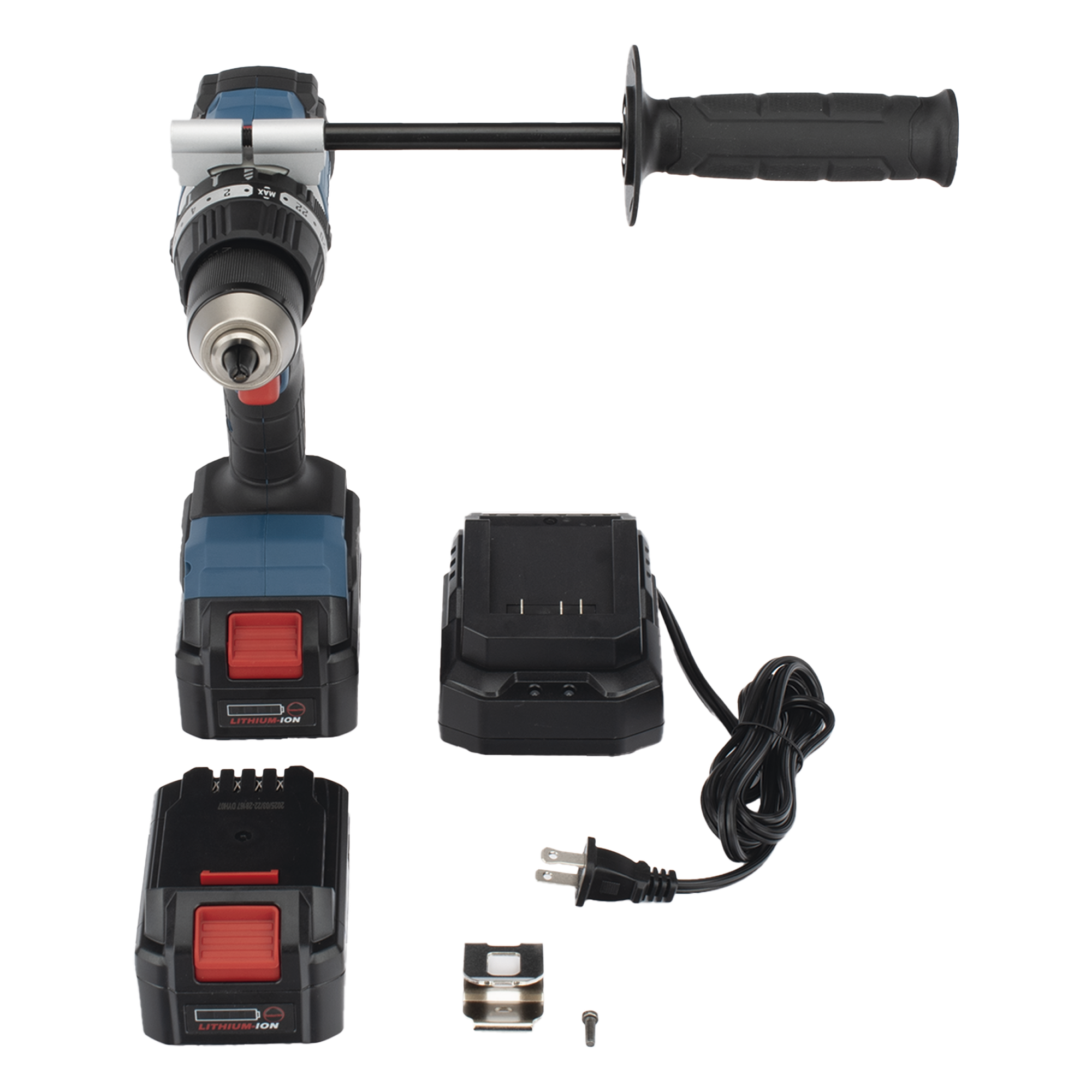 Rotomartillo Inalámbrico 20V / Motor Brushless / Broquero 1/2 in / 120 Nm Par Máximo / 2 Baterías 4.0Ah con Cargador y Maletín