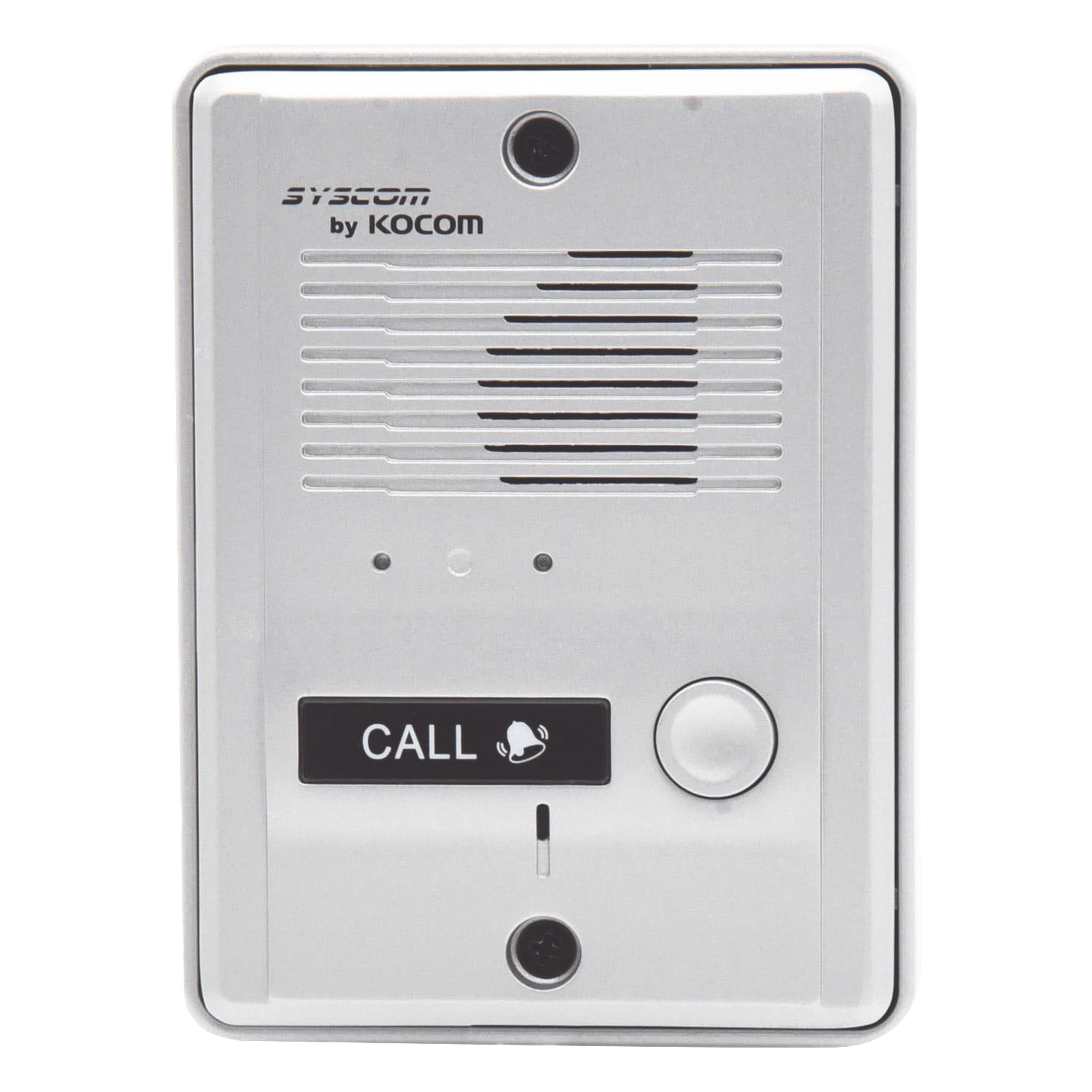 Frente de calle metálico para audio porteros — KOCOM · SKU MS-2D