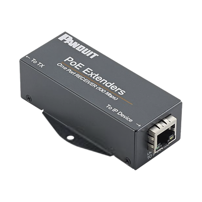 Receptor PoE/PoE+ Para Uso con Transmisor POEXTX1, Hasta 610 Metros (2000 ft) con Cable Cat5e o Cat6, 10/100Mbps