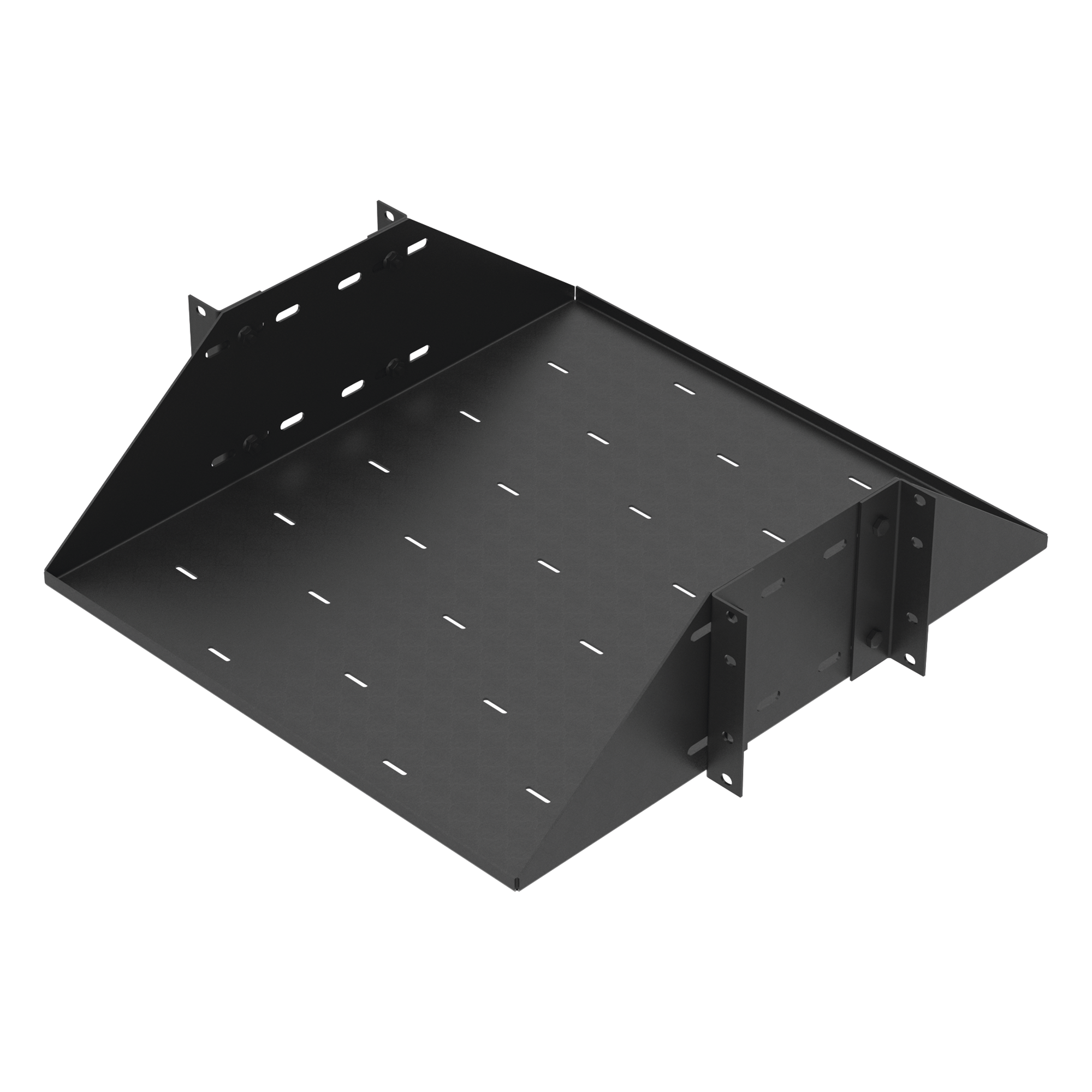 Charola para Soportar Equipos en Rack de 19", Profundidad Ajustable hasta 484 mm. 150 Kg de Carga, Compatible con Racks de Doble Perforación, 3U — LINKEDPRO BY EPCOM · SKU SCH19X3U4P