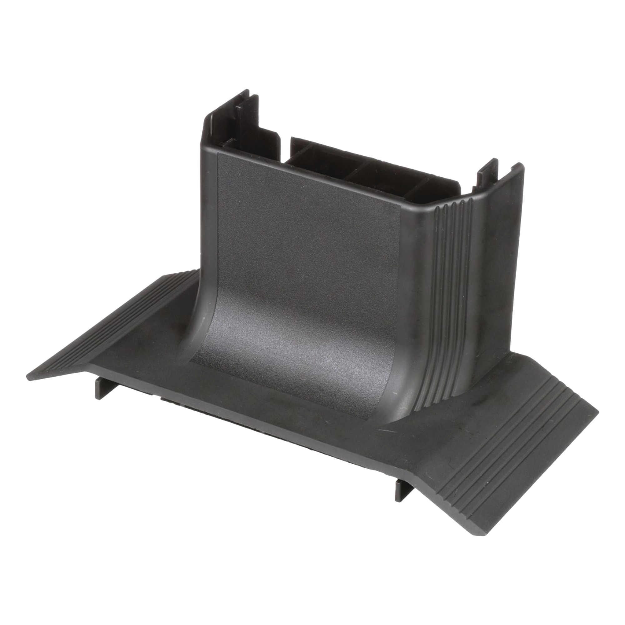Accesorio de Conexión a Canaleta de Piso / 4 Vías / PVC Rígido / Carga 907 kg / Área Interna 24.88 in² / UL94V-0 / Negro — PANDUIT · SKU AFR4TRT70BL