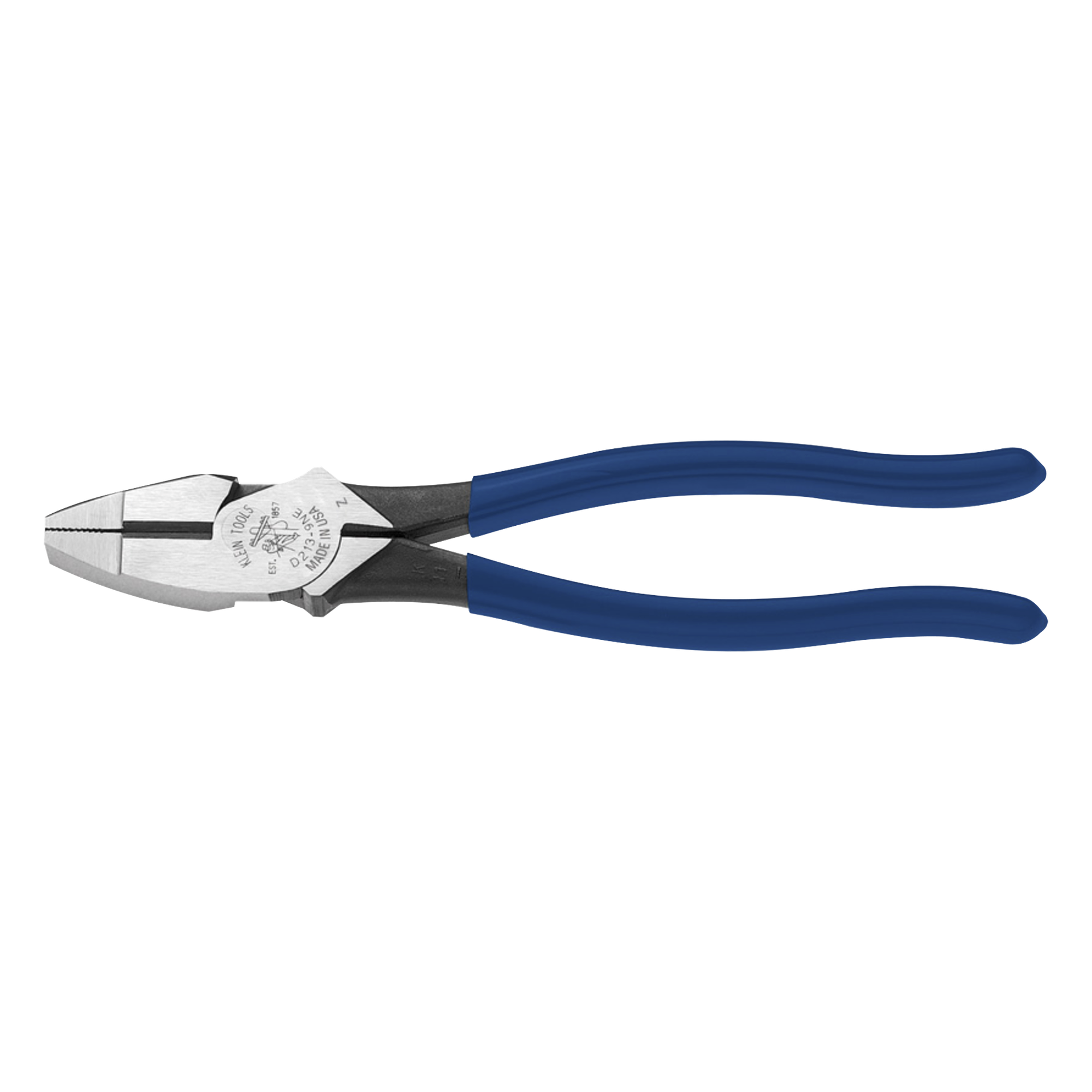 Pinzas de Corte Lateral y Alta Palanca, Punta tipo New England de 9 Pulgadas. — KLEIN TOOLS · SKU D213-9NE