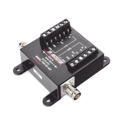Protector Cámaras PTZ CCTV / SASD / 12-24V + Coaxial BNC + RS-232/422/485 / 150A / Bidireccional