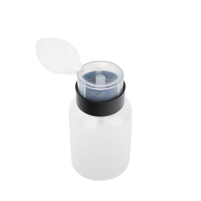 Botella Dispensadora de Alcohol, Capacidad 200 ml, Sistema de Bloqueo-Antiderrames, Ideal para Limpieza y Preparación de Fibra Óptica