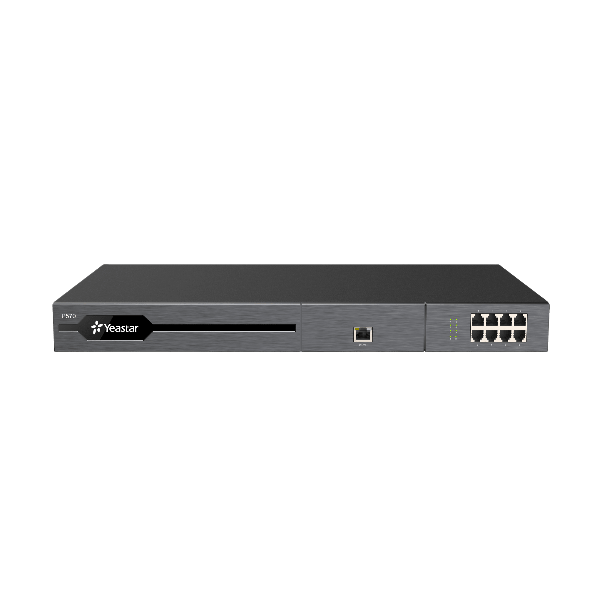 Conmutador IP PBX Enterprise Modular / 300 Extensiones Expansible a 500 / 60 Llamadas Simultáneas Expansible a 120 / Hasta 2 Puertos E1/PRI / Hot Standby / 16 Puertos FXO/FXS / Call Center y Omnicanal IA
