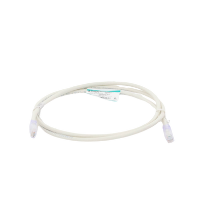 Cable de Parcheo UTP Categoría 6, con Plug Modular en Cada Extremo - 1.5 Metros (4.92 Pies) - Blanco Mate