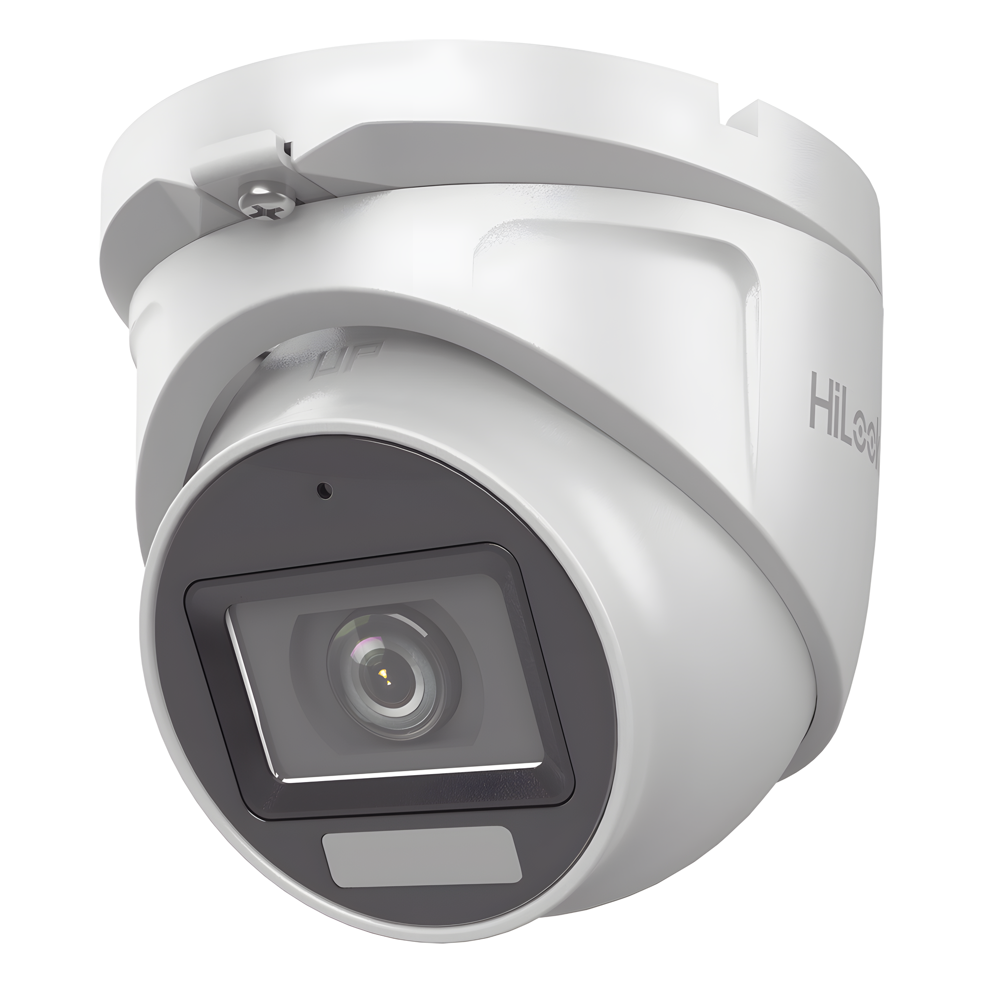[Dual Light + ColorVu] Turret TURBOHD 3K megapixel / 30 mts IR + 20 mts luz blanca/ Lente 2.8 (105° de Visión) / Exterior IP66 / Audio por Coaxitron / TVI-AHD-CVI-CVBS / Metal / Smart-Hybrid light — HiLook by HIKVISION · SKU THC-T157-LMS