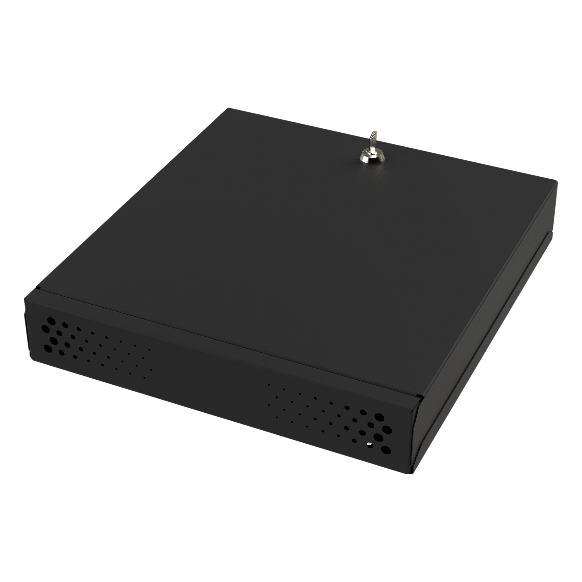 Gabinete Metálico para DVR/NVR. Tamaño Max. de DVR/NVR: 445 x 88 x 400mm (An.xAl.xProf.). Compatible con Fuente SLIM. — EPCOM INDUSTRIAL · SKU GABVID2R3