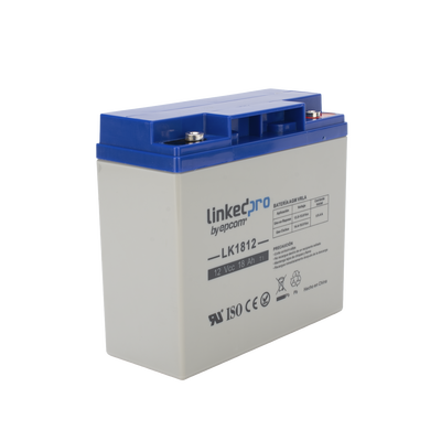 Batería de respaldo 12 V | 18 Ah | AGM | Especial para Seguridad Electrónica | UPS | Sistemas de Emergencia | Vida útil 5 años | Terminales T1