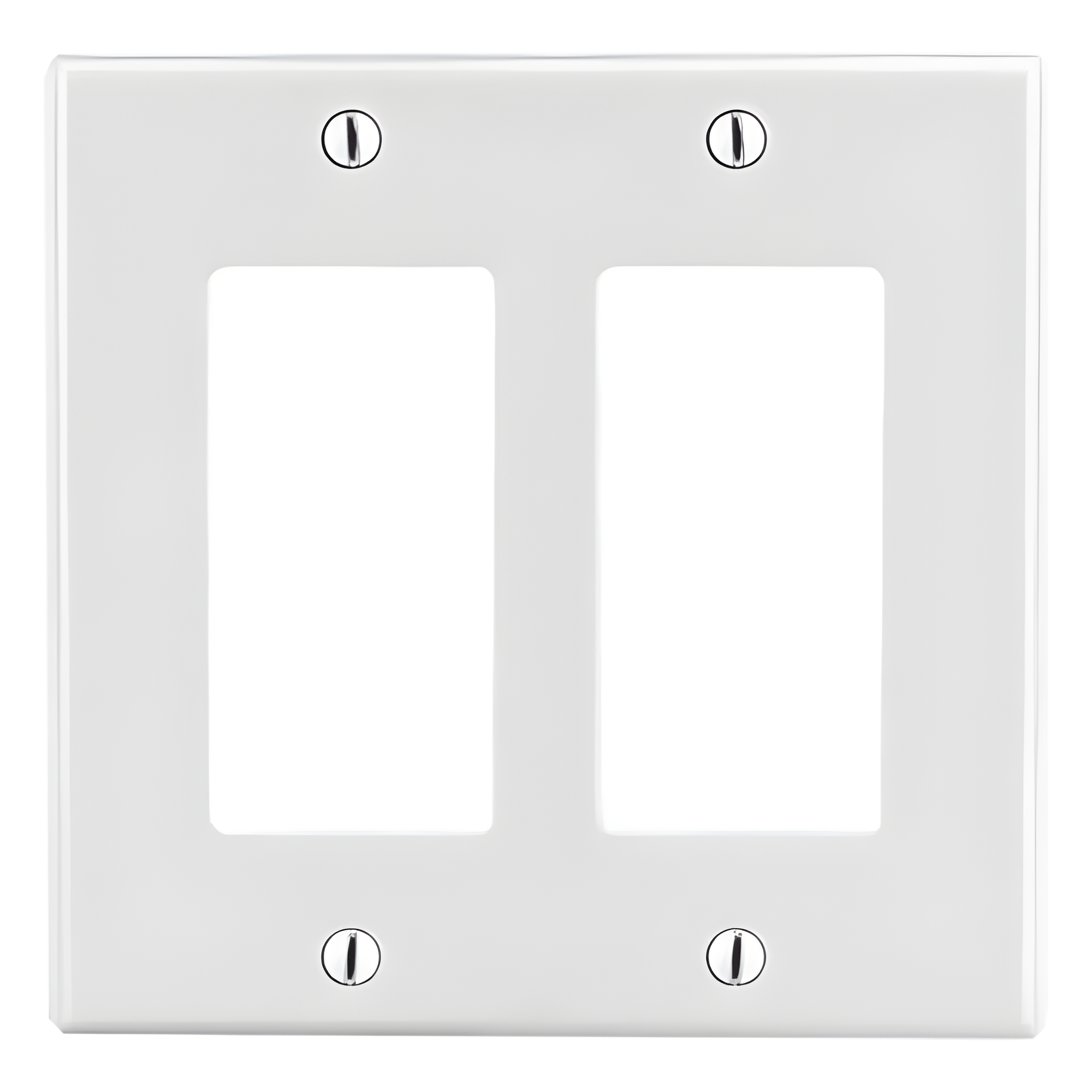 Tapa para Caja Multigang / Contacto Doble / Color Blanco. — HUBBELL · SKU HUB-P262W