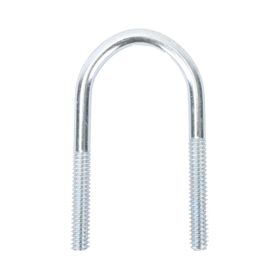 Abrazadera tipo U de 1 1/2", con acabado Electro Zinc, no incluye tuercas y arandelas