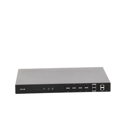 UFiber GPON OLT, Terminal de línea óptica hasta 1024 ONUs concurrentes, con 8 puertos SFP GPON + 2 puertos SFP+ 10 G