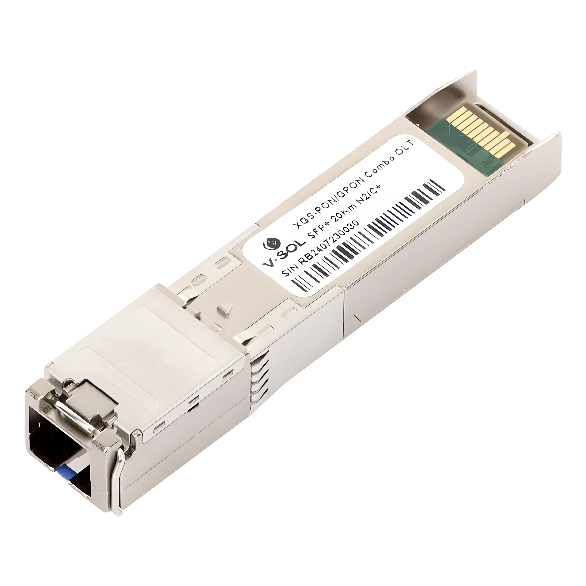 Módulo PON Combo XGSPON/GPON / SC/UPC / hasta 20Km / 10 Gbps Full Duplex — V-SOL · SKU V-XGSPON-SFP