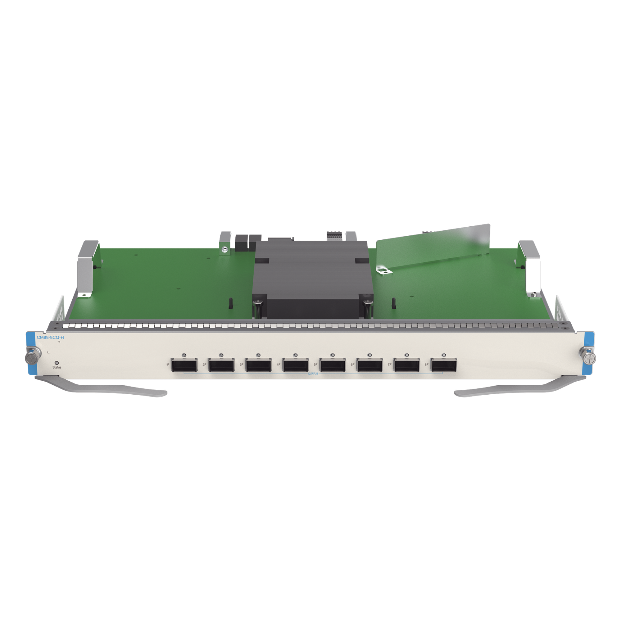 TARJETA DE 8 PUERTOS 40G/100G ETHERNET FIBER PORTS (QSFP28) PARA CHASIS RG-CS88-08 — RUIJIE · SKU CM88-8CQ-H