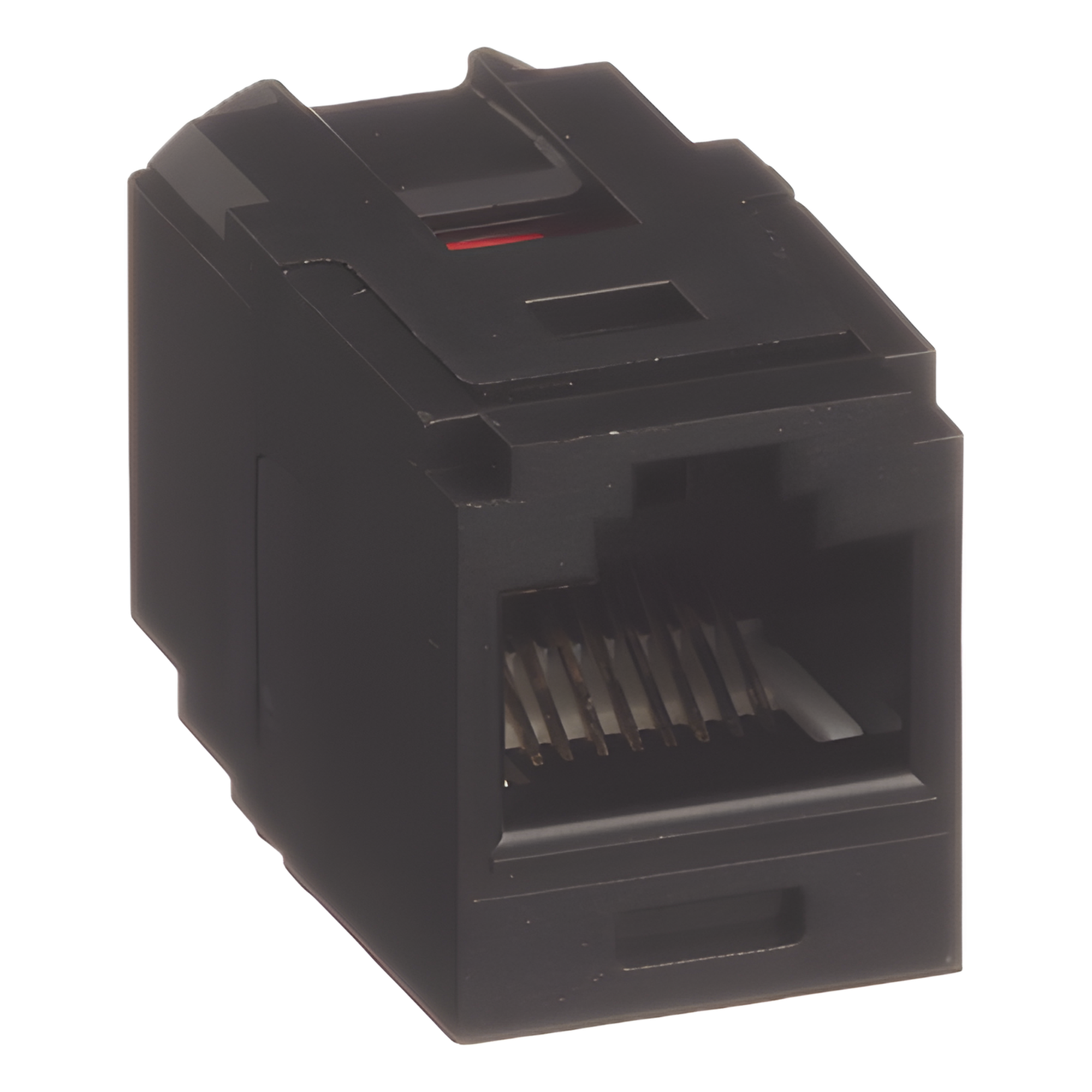 Módulo Acoplador RJ45 / Categoría 6 / Mini-Com / Contactos Chapados en Oro 50 µin / HDBaseT 100 W / -10°C a 65°C