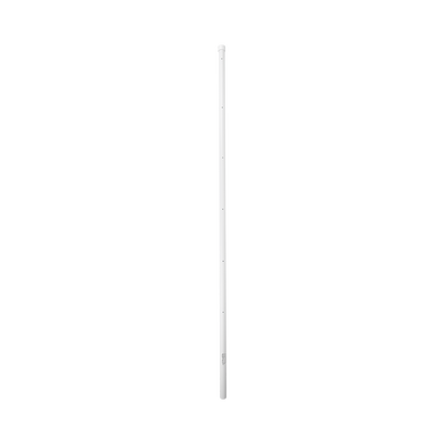 Poste de Esquina para Cerca Electrificada. Tubo Galva. de 1.4 m, cal. 18 de 1" Diam. + Pintura Blanca. Ideal para 6 Aisladores 