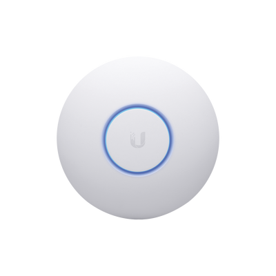 Access Point UniFi 802.11ac Wave 2, MU-MIMO4X4 con antena Beamforming, hasta 1.7 Gbps, para interior PoE 802.3af, soporta 200 clientes, incluye PoE