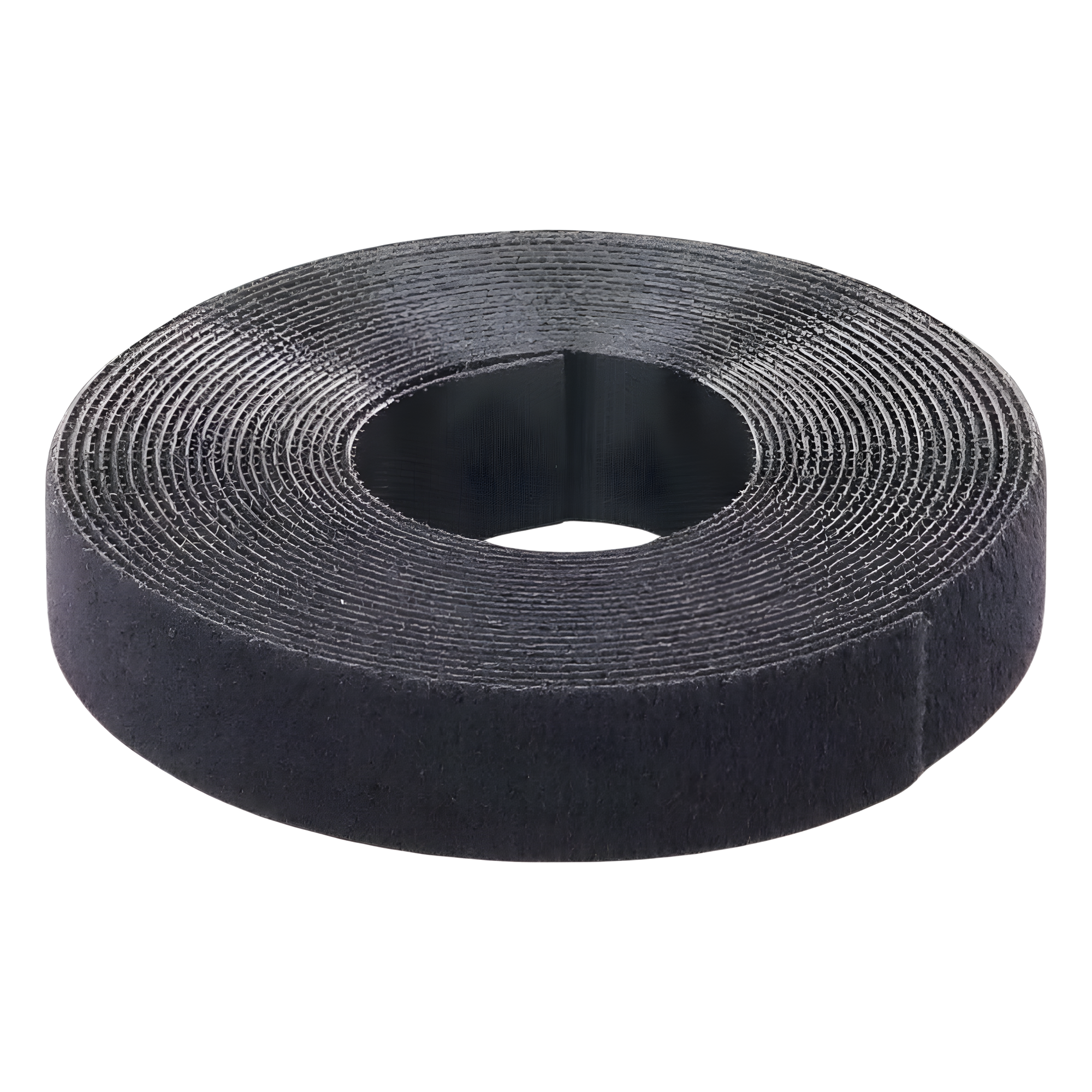 Rollo de Cinta de Contacto, de 15 Pies (4.5m) de Largo, 19.1 mm de Ancho, Color Negro