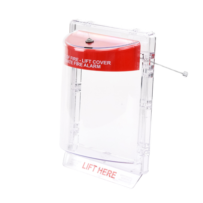 Cubierta Protectora Serie Stopper IIÆ De Policarbonato Super Resistente, Montaje Empotrado, Texto En Inglés, Sin Bocina
