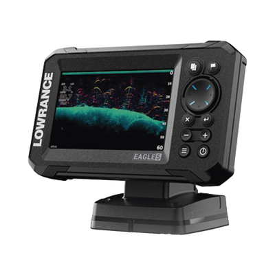 Eagle-5 ecosonda en pantalla horizontal IPS de 5 pulgadas, incluye transductor skimmer 50/200 kHz