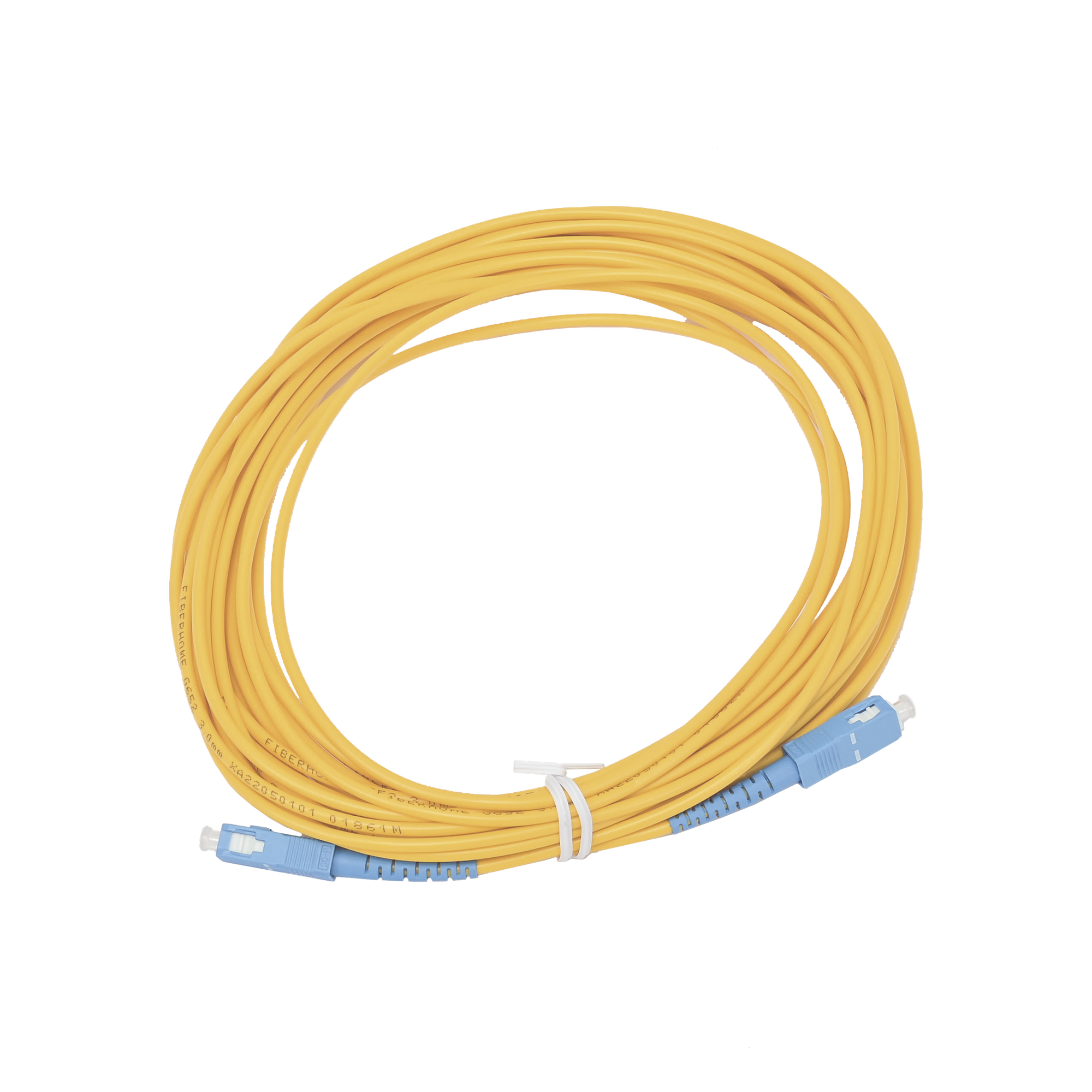 Jumper de Fibra Óptica Simplex, Monomodo, con Conectores SC/UPC-SC/UPC, de 10 Metros (32.81 Pies) — FIBERHOME · SKU OFC-SC/PC-SC/PC-S-30-10