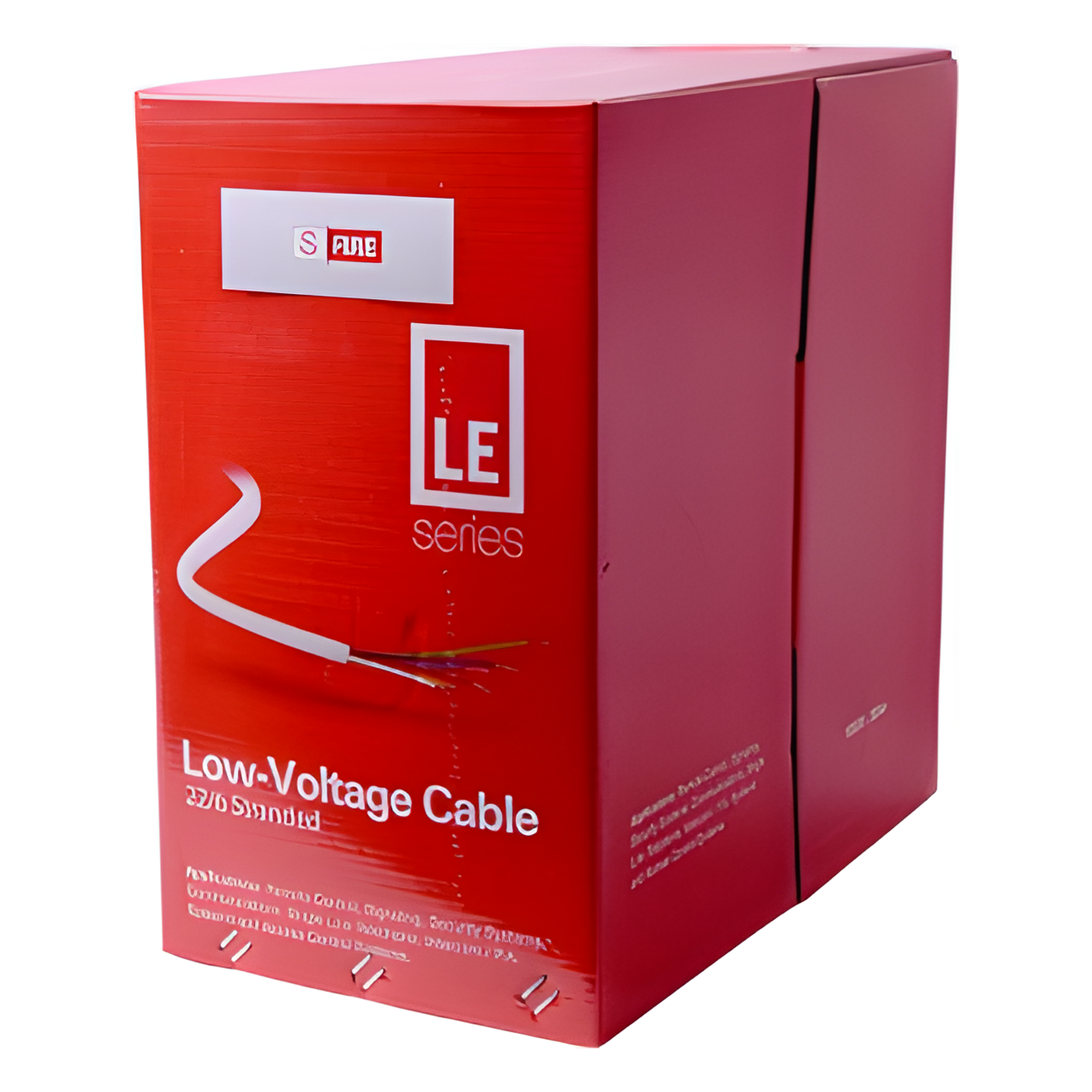 Bobina de 305 Metros (1000 Pies) / Cable de CCA / 6 x 22 AWG / Tipo Aluminio Revestido de Cobre / Aplicaciones en Control de Acceso / Alarmas de Intrusión/Control de Acceso / Automatización / Interfonos y TV Porteros — SFIRE · SKU SF-22-06-LE
