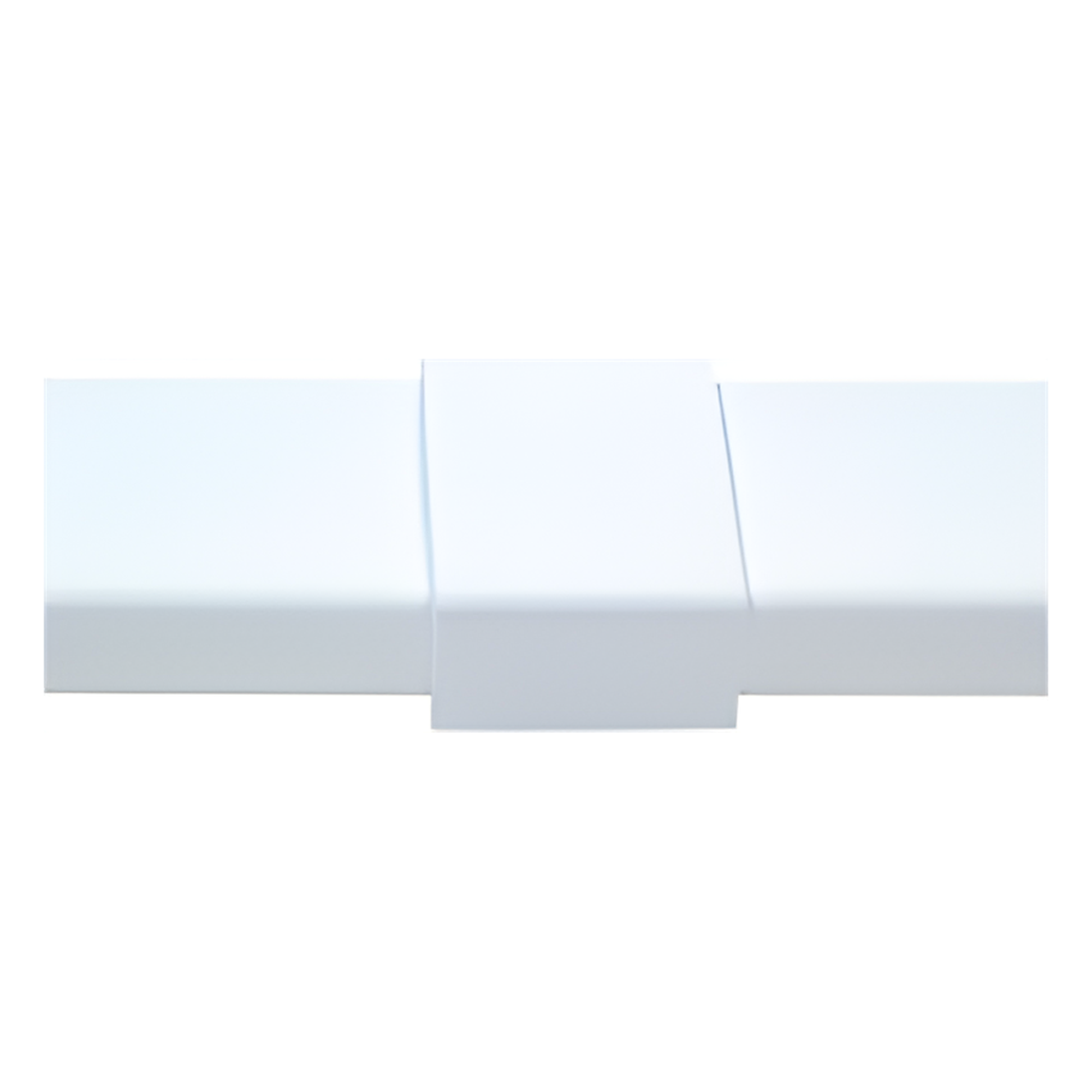 Pieza de unión color blanco de PVC auto extinguible, para canaleta PT48 (6180-01002)  — THORSMAN · SKU PT-48-U