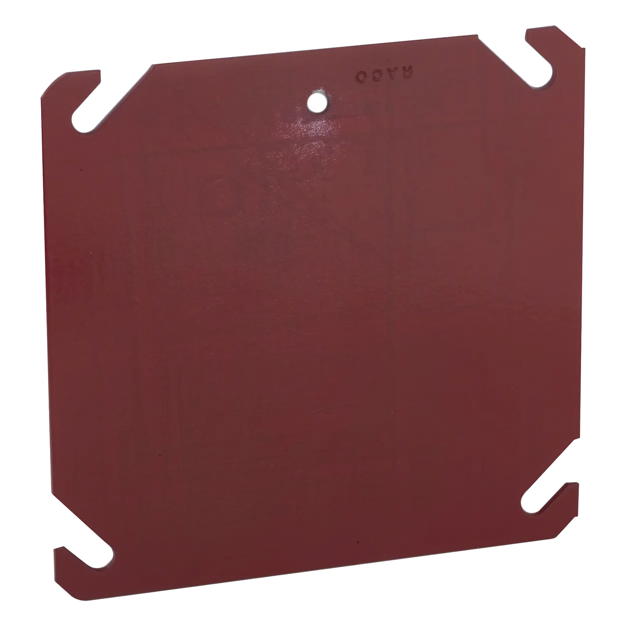 Tapa Cuadrada Para Caja Galvanizada de 4" / Color Rojo. — RACO · SKU HUB-911-8