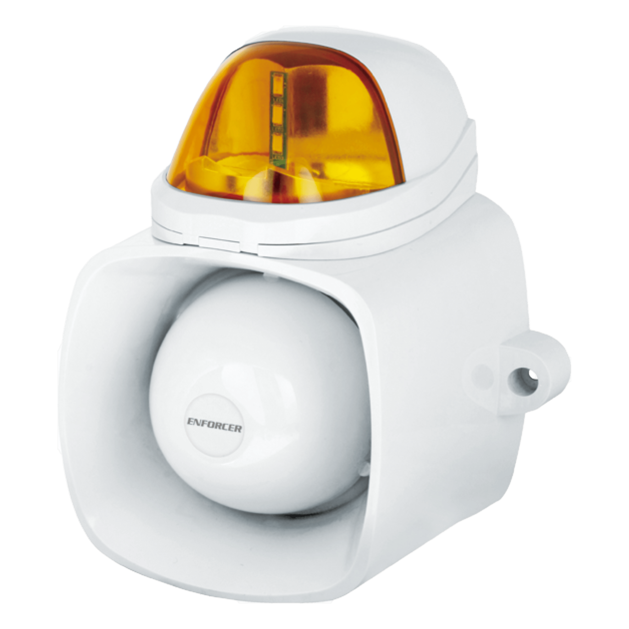 Sirena con Luz Estroboscópica Autónoma / 115 dB / IP65 / Audio MP3-WAV / Megafonía 20 W / 12 VCD — ENFORCER SECOLARM · SKU SH816SSMQ/A