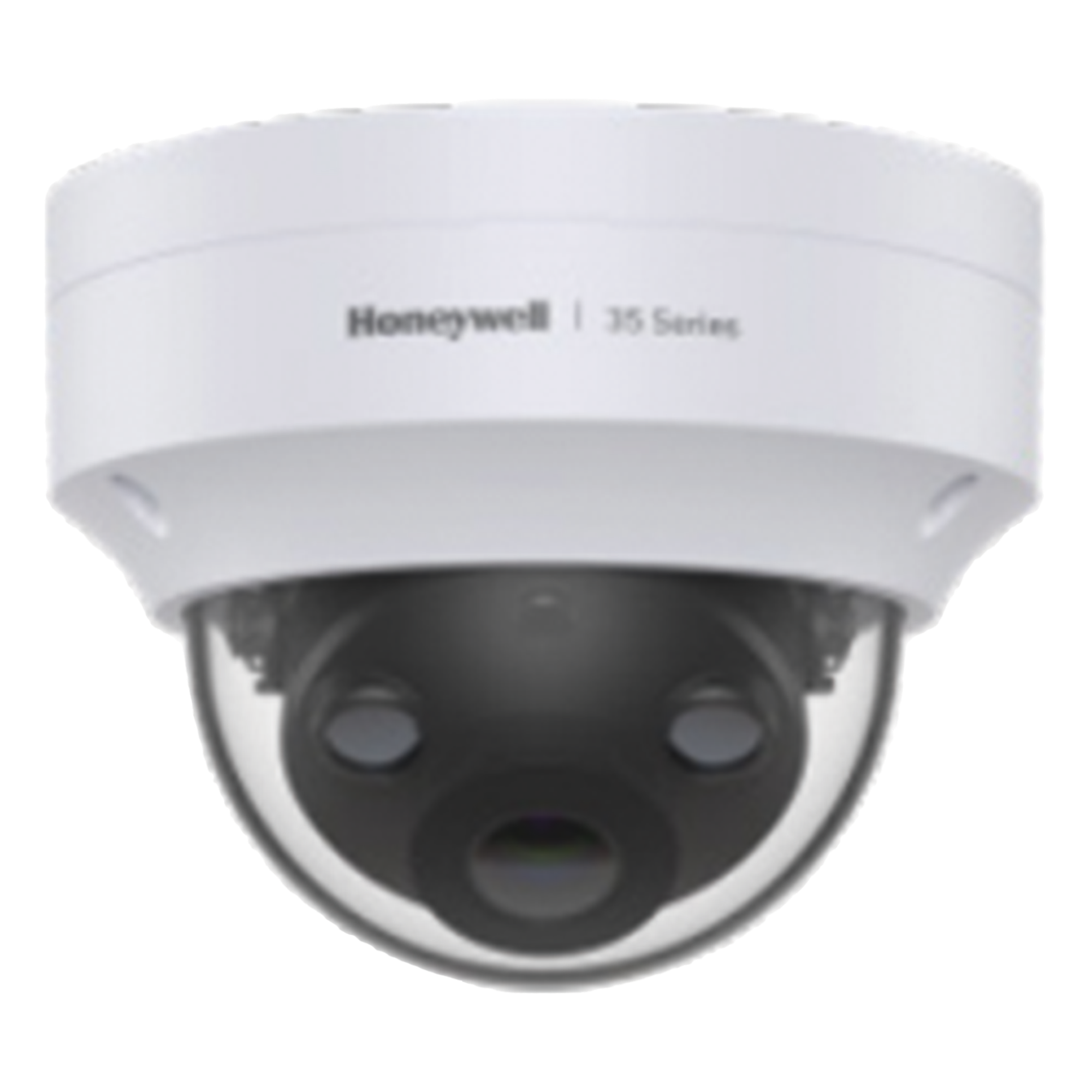 Minidomo IP robusto de 5 Megapíxeles con lente fijo de 2.8 mm, IR inteligente de 40 m y WDR 120 dB para exterior — HONEYWELL · SKU HC35W45R3