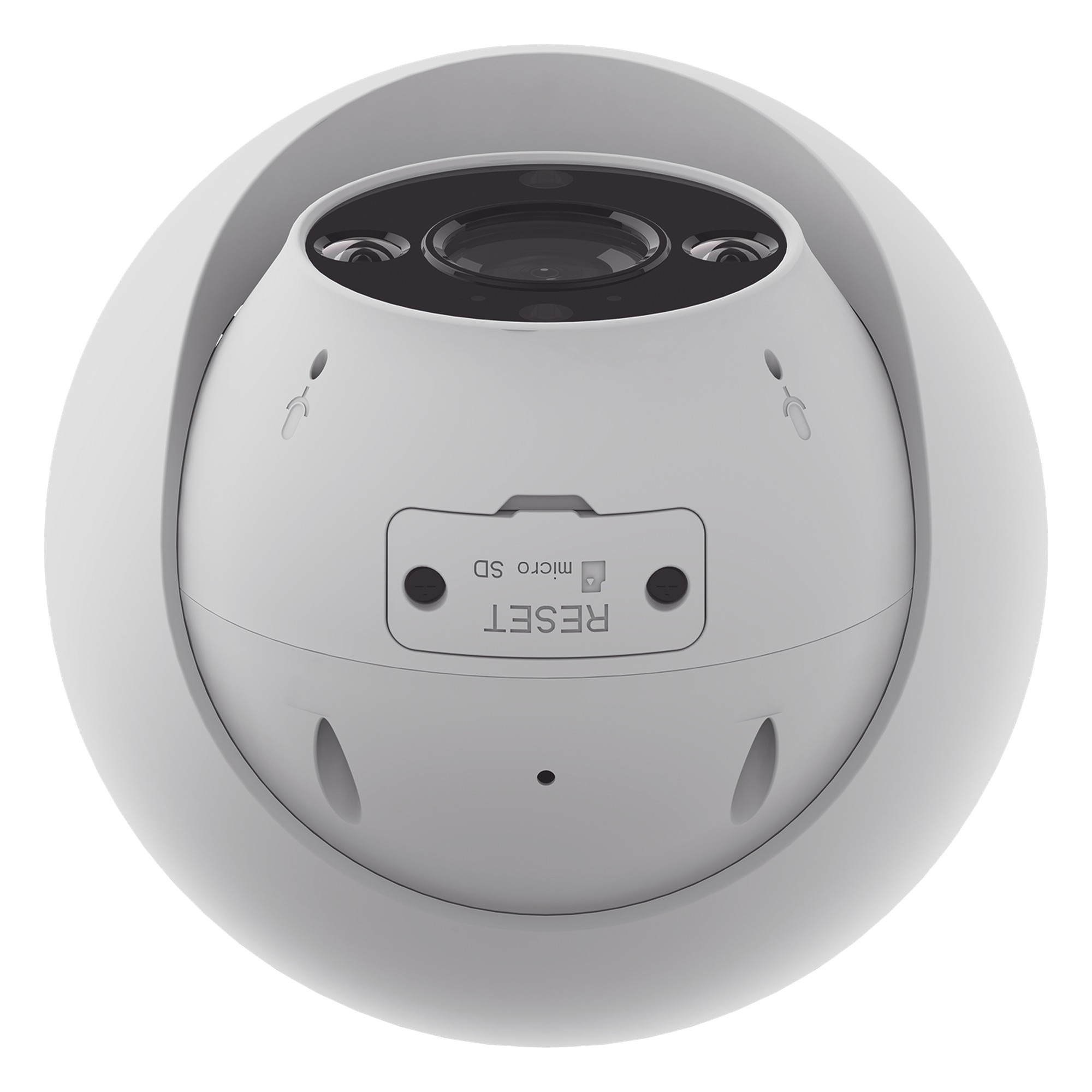 Domo IP 3 Megapíxel (2K) / Wi-Fi / Sirena y Estrobo /Audio de Dos Vías / Detección Humana y Vehiculo / Notificación Push / Audios Personalizables / Ranura Para Memoria hasta 512GB / Uso en Exterior IP67