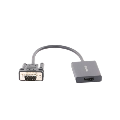 VGA Macho / Salida: HDMI Hembra / Resolución de 1080P@60Hz / Puerto Estéreo de 3.5 mm / Plug and Play, Sin Controlador / Longitud del Cable 15 cm (5.91 Pulgadas). / Incluye Cable de Alimentación USB / Incluye Cable de Audio de 3.5mm.