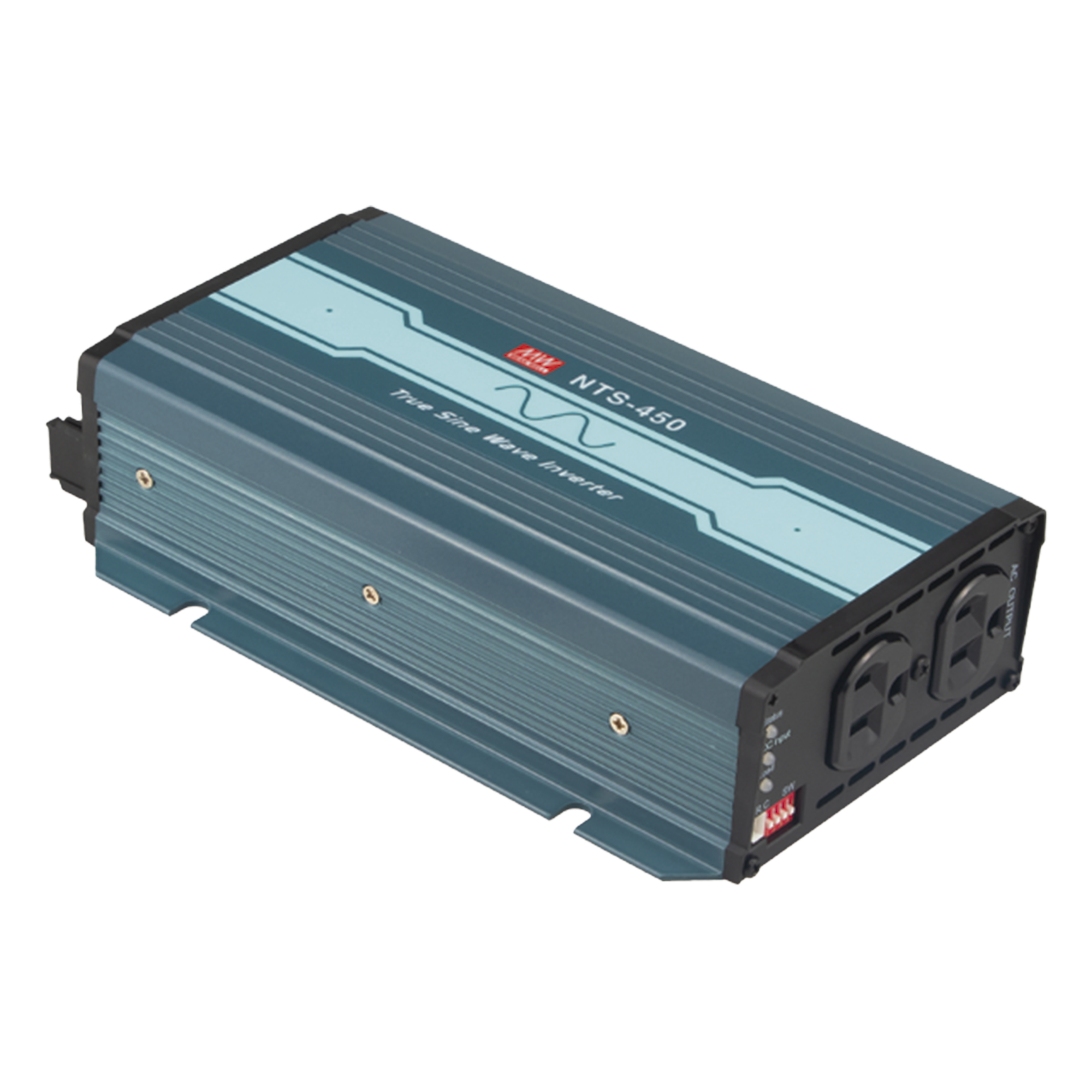 Inversor de Corriente de Onda Pura / Entrada 12 Vcd / Salida 450 W 110 Vca 60 Hz — MEANWELL · SKU NTS450112US
