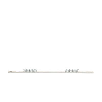 Barra de Conexión a Tierra, Para Rack de 19", Con 20 Orificios Para Conexión Rápida de Equipos, Incluye 20 Tornillos # 12-24 x 1/2" Instalados