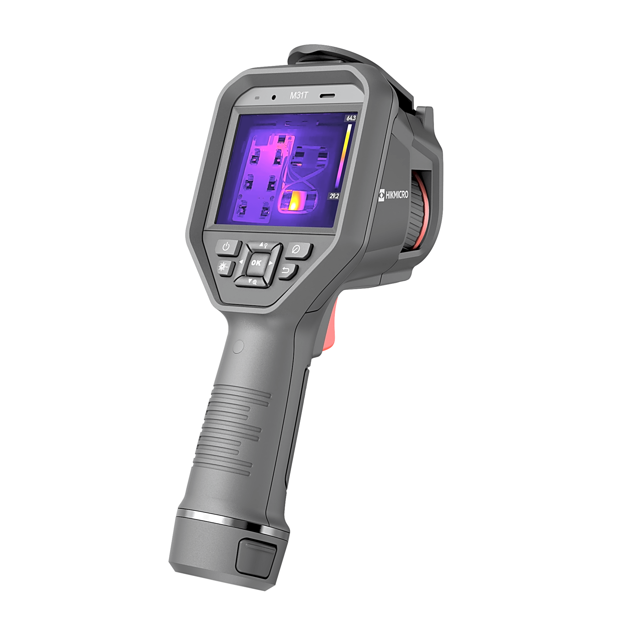 M31T - Cámara Termográfica Portátil Dual / Super IR 768 x 576 / Lente Óptico (8 Megapixel) / WiFi / IP54 / Ranura MicroSD hasta 64 Gb / Hasta 4 Horas de Funcionamiento Continuo