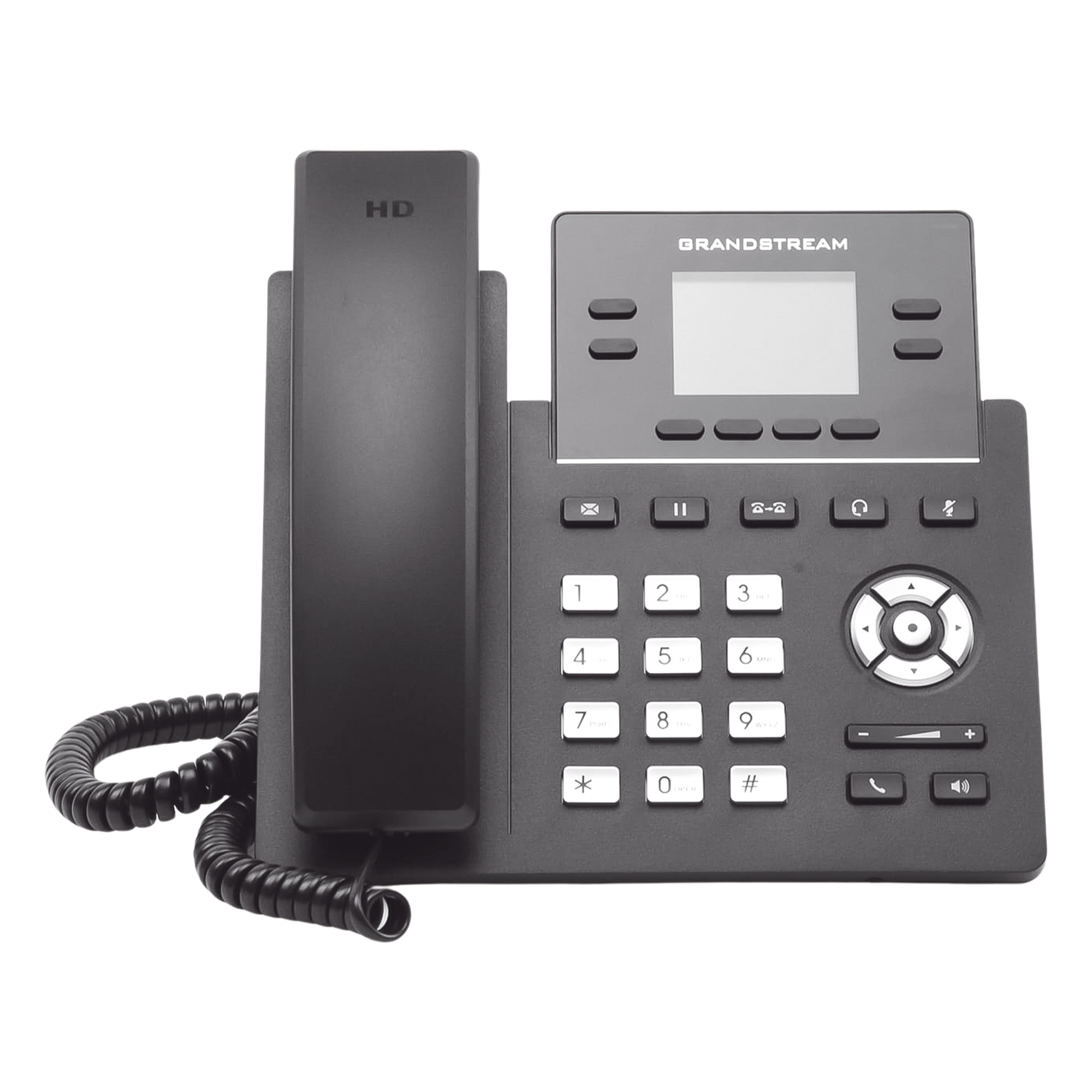 Teléfono IP Grado Operador, 4 líneas SIP, pantalla a color 2.4", PoE, codec Opus, IPV4/IPV6 con gestión en la nube GDMS — GRANDSTREAM · SKU GRP-2612P