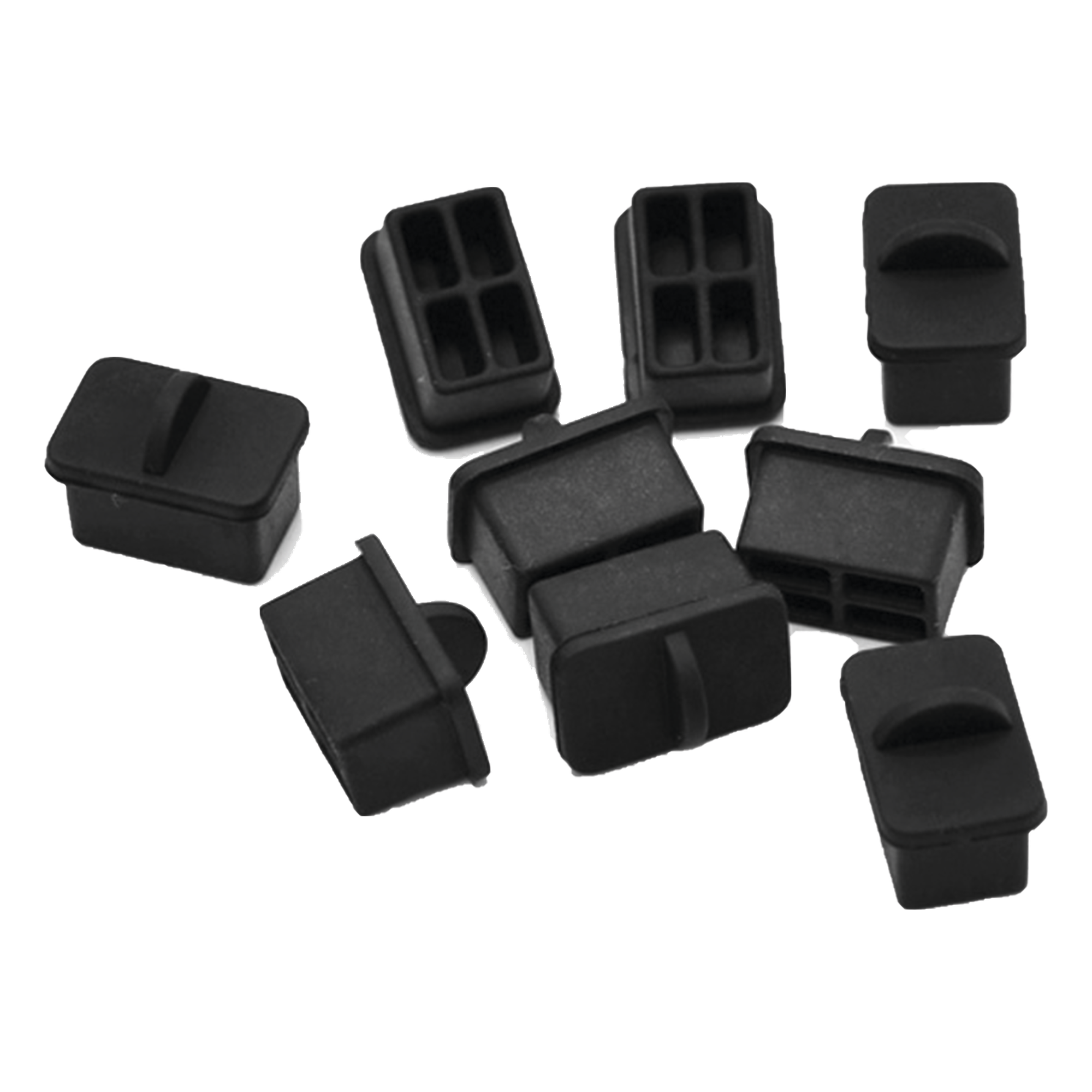 Bolsa con 25 Piezas de Protectores Anti-Polvo para Puerto SFP, Color Negro — LINKEDPRO BY EPCOM · SKU LP-SFP