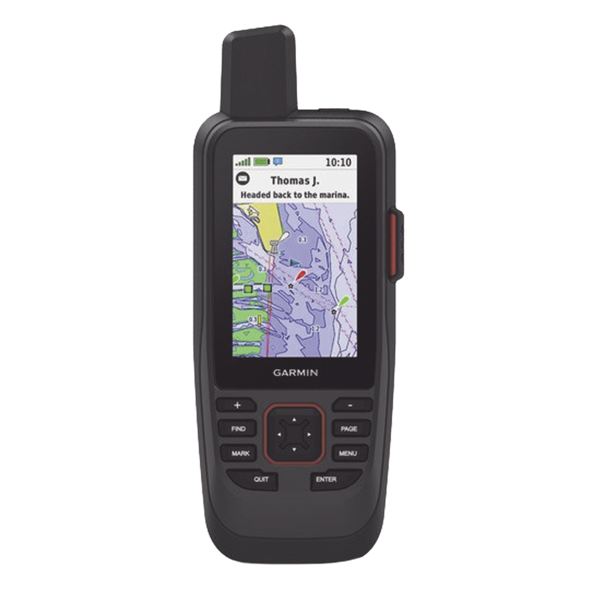 GPS Portátil GPSMAP® 86sci / Pantalla Transflectiva 3" / Resolución 240x400 píxeles / Batería Recargable hasta 35 Horas / Memoria 16 GB / Brújula de Tres Ejes / Compatible con Garmin Connect™ / IPX7 / MIL- — GARMIN · SKU 10-02236-02