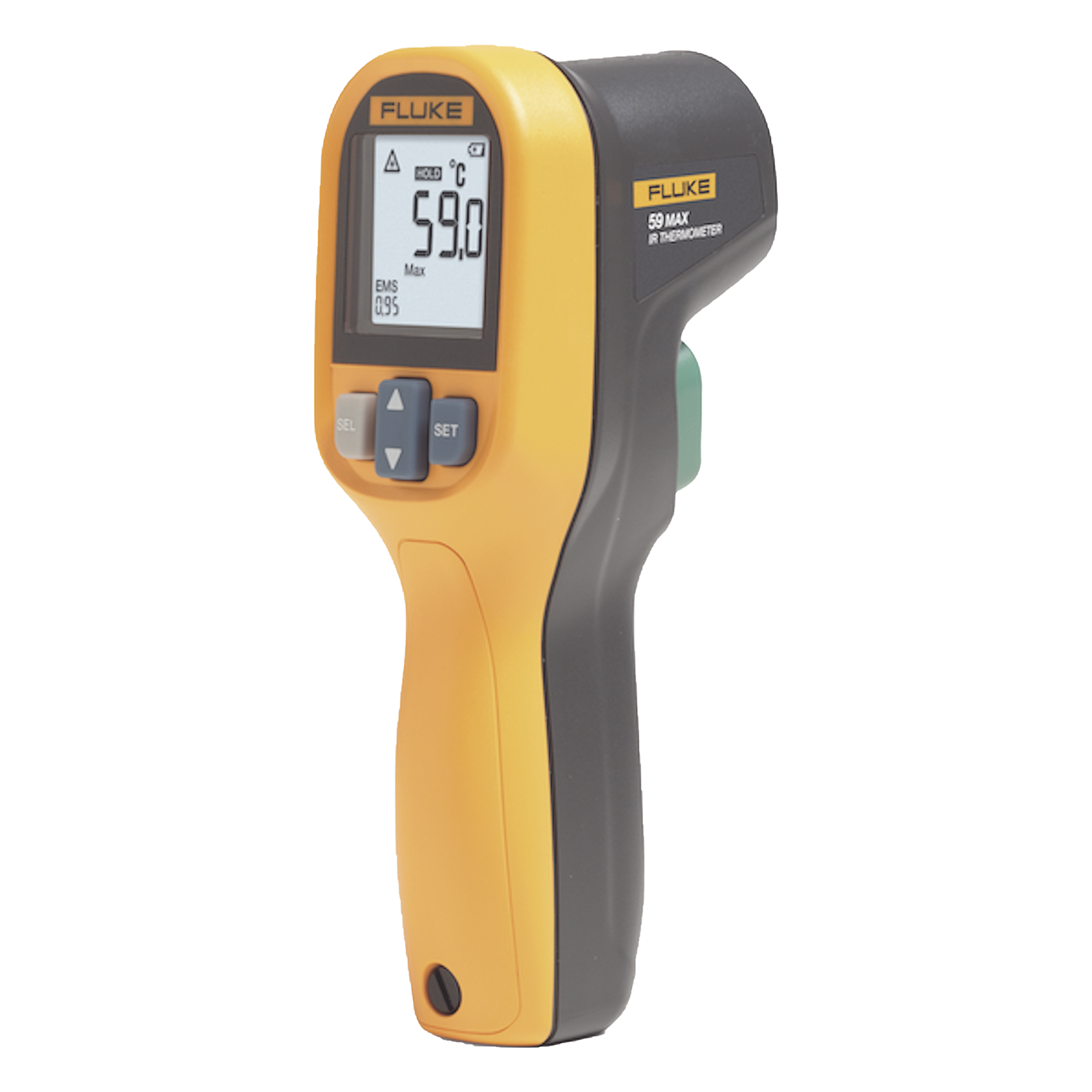 Termómetro IR Para Medición de Temperatura de -30ºC a 350ºC, Con Precisión +-2%, y Clasificación IP40 — FLUKE · SKU FLUKE-59MAXESP