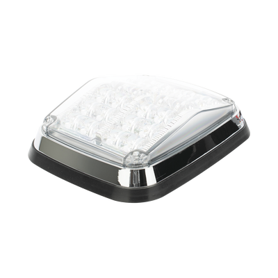 Luz de advertencia de 8 X 6", Color Claro, SAE, IP67, Ideal para Ambulancias