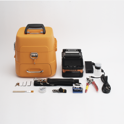 Fusionadora de Fibra Óptica Multimodo y Monomodo / 6 Motores / Alineación por Núcleo