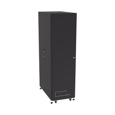 Gabinete para Telecomunicaciones Rack Estándar de 19", 42UR, 600 mm Ancho x 1000 mm Profundidad. Fabricado en Acero, Se envía el Gabinete Armado.