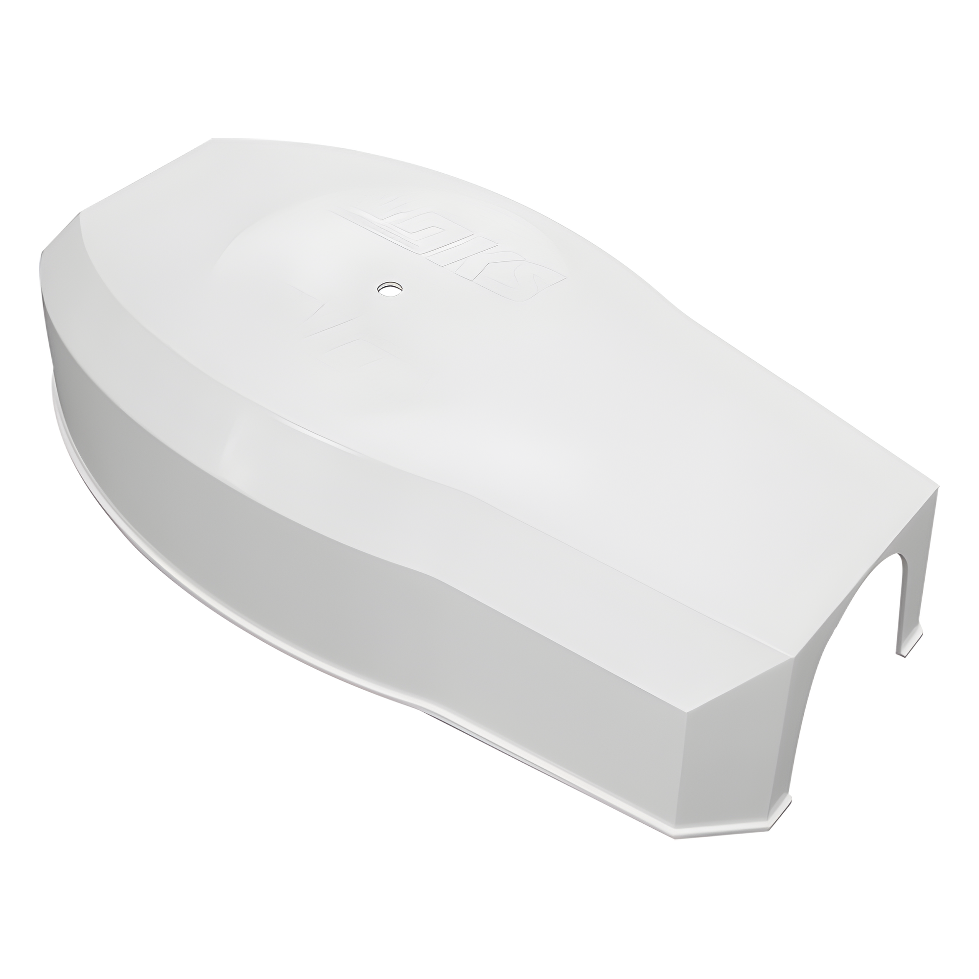 Refacción para 1601/1603 / Tapa plástica para enganche de mástil / Color Blanco — DKS DOORKING · SKU 1601-281