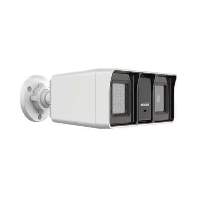 [Dual Light + ColorVu] Bala TURBOHD 3K (5 Megapixel) / Lente 2.8 mm / 60 mts IR + 60 mts Luz Blanca / Gran Angular 104.9° / Exterior IP67 / Micrófono Integrado / dWDR / 4 Tecnologías